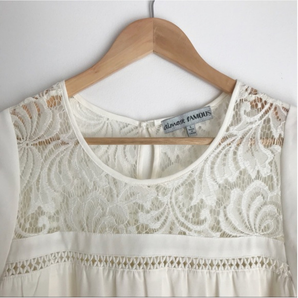 Almost Famous off white cream dress - Picture 3 of 3